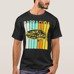 Grote Barracuda Cuda Vissen Wilde Natuur Zoutwater T-shirt