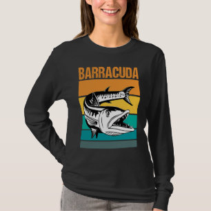 Grote Barracuda Cuda Vissen Wilde Natuur Zoutwater T-shirt