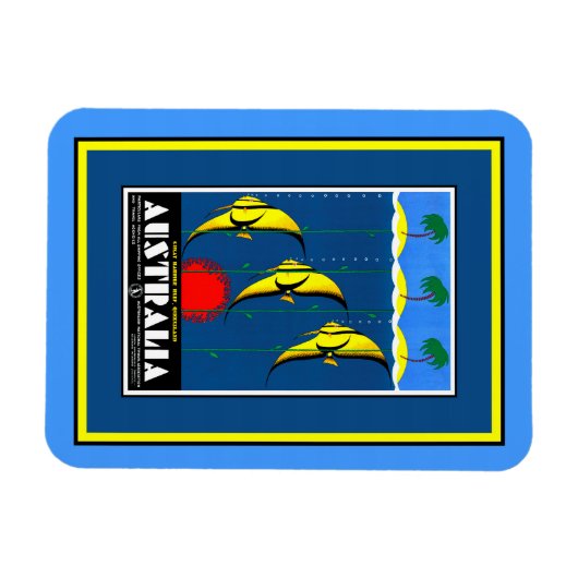 Grote Barrier Reef Magnet Magneet (Horizontaal)