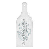 Grote barrière-rif Latitude-lengte Snijplank (Voorkant)