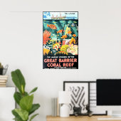 Grote barrièrekoraalrif poster (Thuiskantoor)