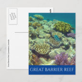 grote barrièrerif australië briefkaart (Voorkant / Achterkant)