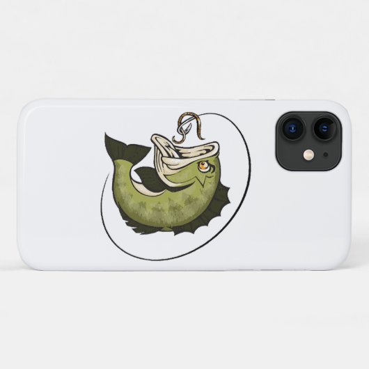 Grote Bas Mond Case-Mate iPhone Case (Achterkant (horizontaal))