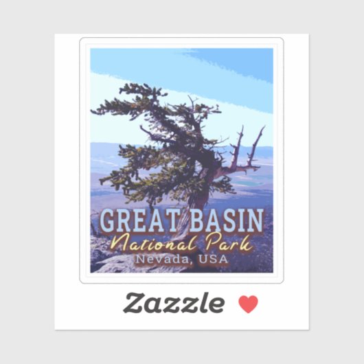 GROTE BASIS NATIONALE PARK - VERENIGDE STATEN NEVA STICKER (Vel)