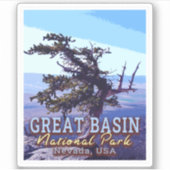 GROTE BASIS NATIONALE PARK - VERENIGDE STATEN NEVA STICKER (Voorkant)