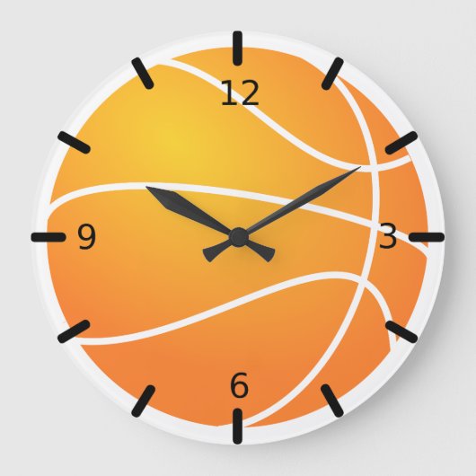 Grote Basketball-klok Klok (Voorkant)