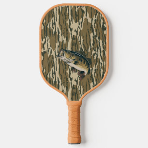 Grote Bass Bodemlanden Camouflage Bass Vissen Here Pickleball Paddle