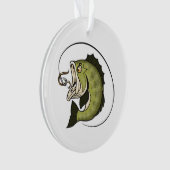 Grote Bass Mond Ornament (voorkant)