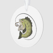 Grote Bass Mond Ornament (voorkant)