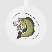 Grote Bass Mond Ornament (voorkant)