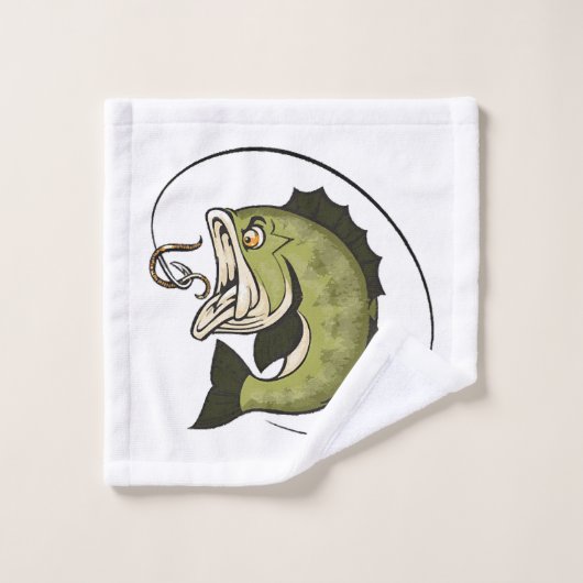 Grote Bass Mond Washandje (Wasdoekje)