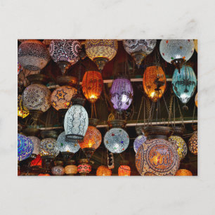 Grote Bazaar in Istanbul, Turkije Briefkaart