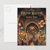 Grote Bazaar Turkije Briefkaart (Voorkant / Achterkant)