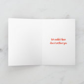 Grote bedankt kaart (Binnen)