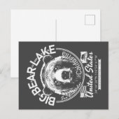 GROTE BEER LAKE CALIFORNIA - STAD VAN GROTE BEER BRIEFKAART (Voorkant / Achterkant)