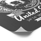 GROTE BEER LAKE CALIFORNIA - STAD VAN GROTE BEER POSTER (Hoek)