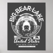 GROTE BEER LAKE CALIFORNIA - STAD VAN GROTE BEER POSTER (Voorkant)