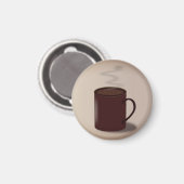 Grote beker warme chocolade magneet (Voorkant / Achterkant)