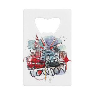 grote ben bus london landmark creditkaart flessenopener