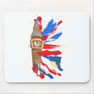 Grote Ben Westminster-klokkentoren Muismat