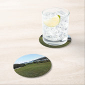 Grote Bergerische kustplaats noord Ronde Kartonnen Onderzetter (Insitu)