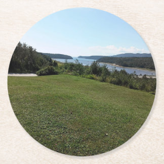 Grote Bergerische kustplaats noord Ronde Kartonnen Onderzetter