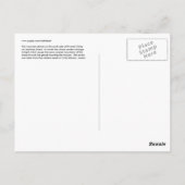Grote berggebieden, eiland Unalaska Briefkaart (Achterkant)