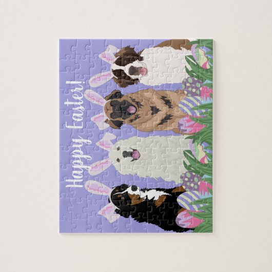 Grote berghond paasmager legpuzzel (Verticaal)