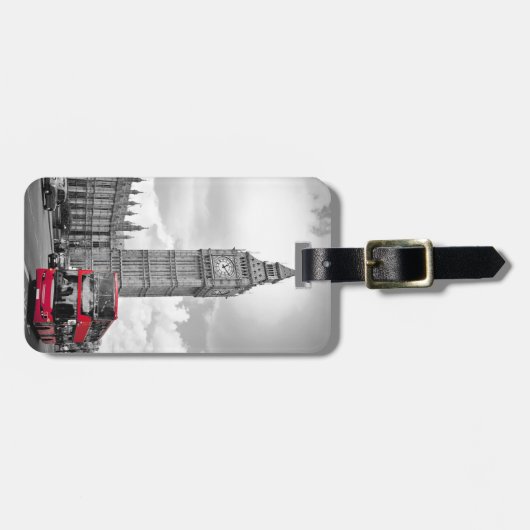 Grote Beurtoren Londen Bagagelabel (Voorkant horizontaal)