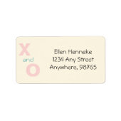 Grote Big Hug en Kiss Etiket (Voorkant)