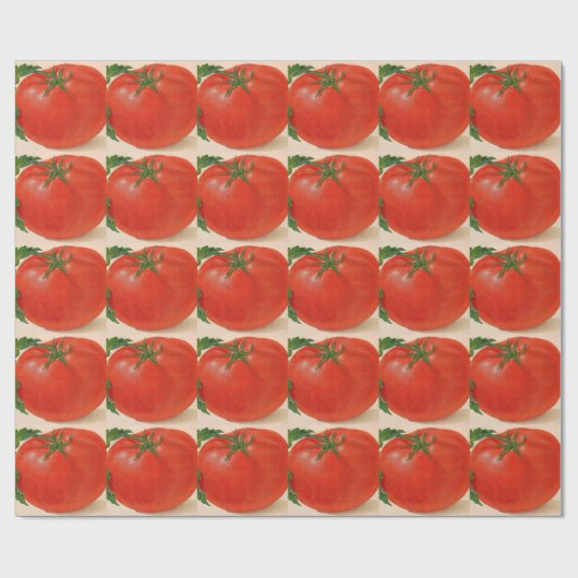 grote BIG juicy tomato Cadeaupapier (Vlak)