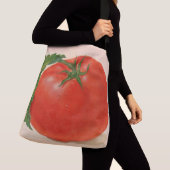 grote BIG juicy tomato Crossbody Tas (Dichtbij)