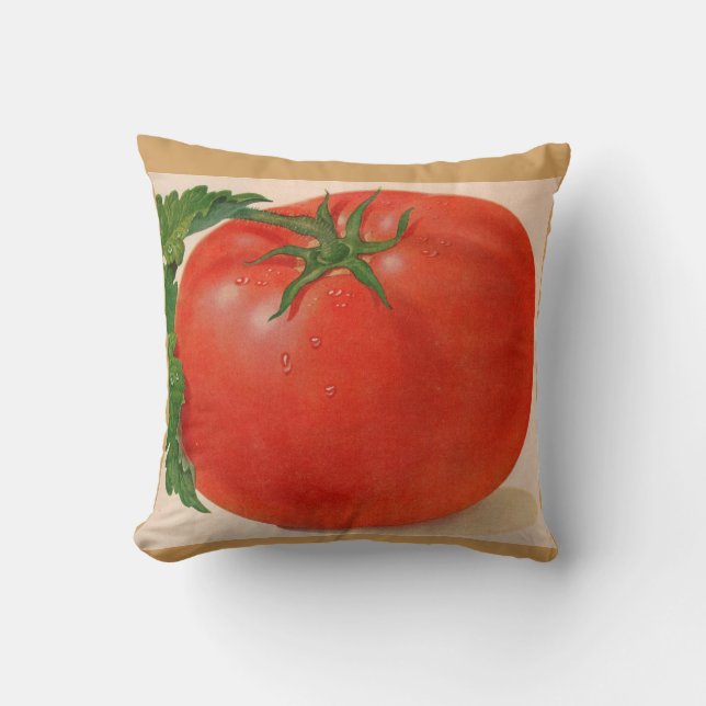 grote BIG juicy tomato Kussen (Voorkant)