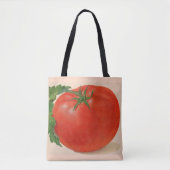 grote BIG juicy tomato Tote Bag (Voorkant)