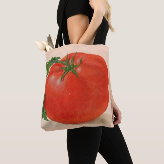 grote BIG juicy tomato Tote Bag (Dichtbij)