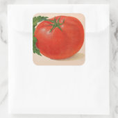 grote BIG juicy tomato Vierkante Sticker (Tas)