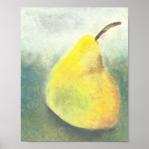 Grote Big Yellow Pear Poster