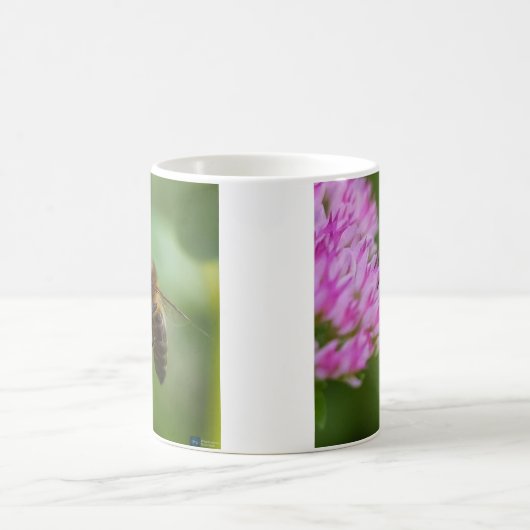 Grote bij op een mok (Center)