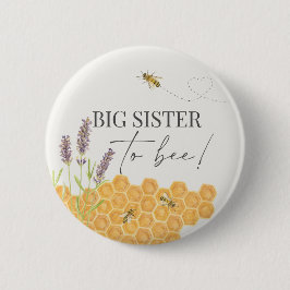 Grote bijenkast, honingbijenknop voor baby shower ronde button 5,7 cm