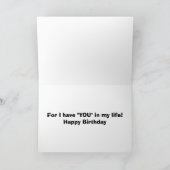 "GROTE BIRTHDAY WIST VAN GROTE DAN" KAART (Binnen)