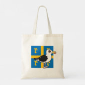 Grote Black-backed Gull van Rauma Finland Tote Bag (Achterkant)