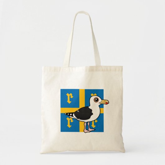 Grote Black-backed Gull van Rauma Finland Tote Bag (Voorkant)