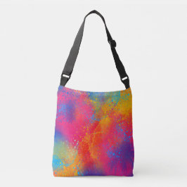Grote Blast van Kleur Crossbody Canvas tas