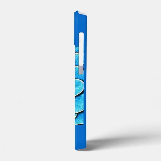 Grote blauwe Camellia bloesem Case-Mate iPhone Case (Achterkant / Links)