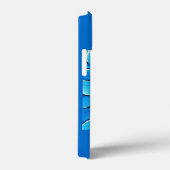 Grote blauwe Camellia bloesem Case-Mate iPhone Case (Achterkant / Rechts)