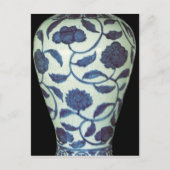 Grote blauwe en witte vaas, Jaijing Period Briefkaart (Voorkant)