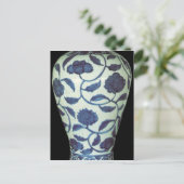 Grote blauwe en witte vaas, Jaijing Period Briefkaart (Staand voorkant)