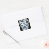 Grote blauwe en witte vaas, Jaijing Period Vierkante Sticker (Envelop)