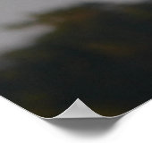 Grote blauwe haron boven op de boom poster (Hoek)