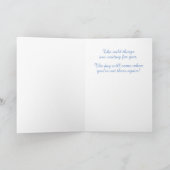 Grote blauwe haronkanker Ernstige ziekte krijgt go Kaart (Binnen)